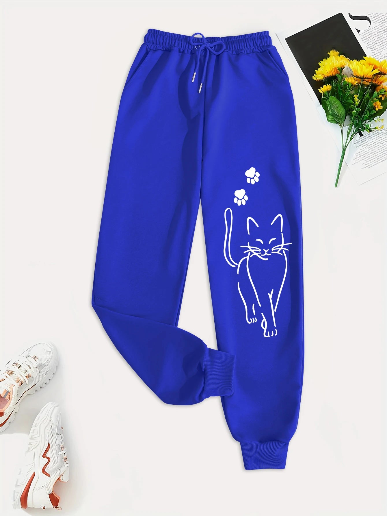 Elegant Cat Sweatpants