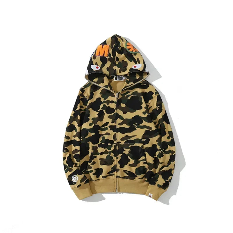 Multi-Colored Camo Hoodies