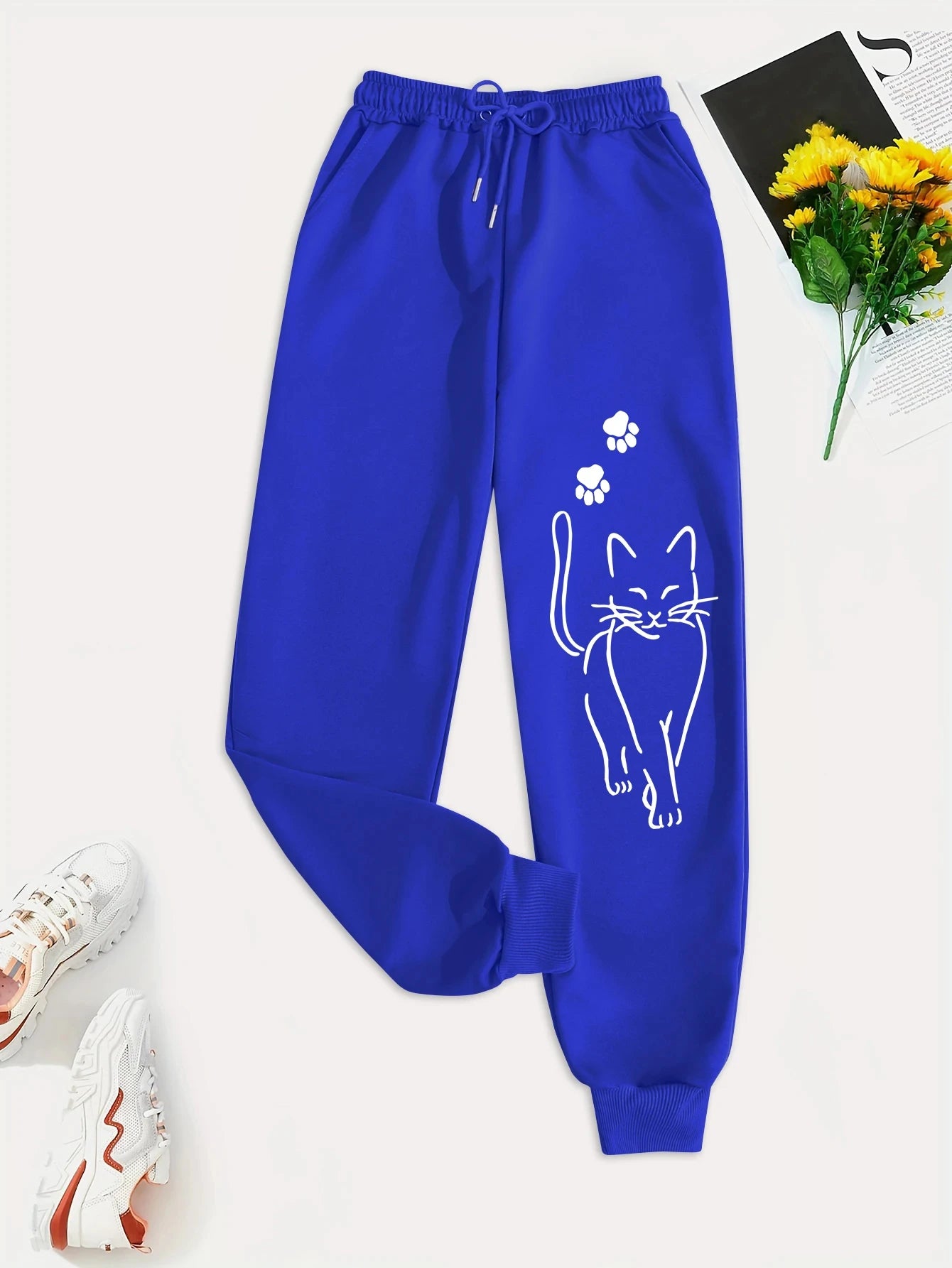 Elegant Cat Sweatpants