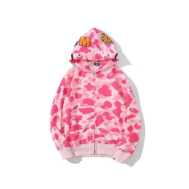 Multi-Colored Camo Hoodies