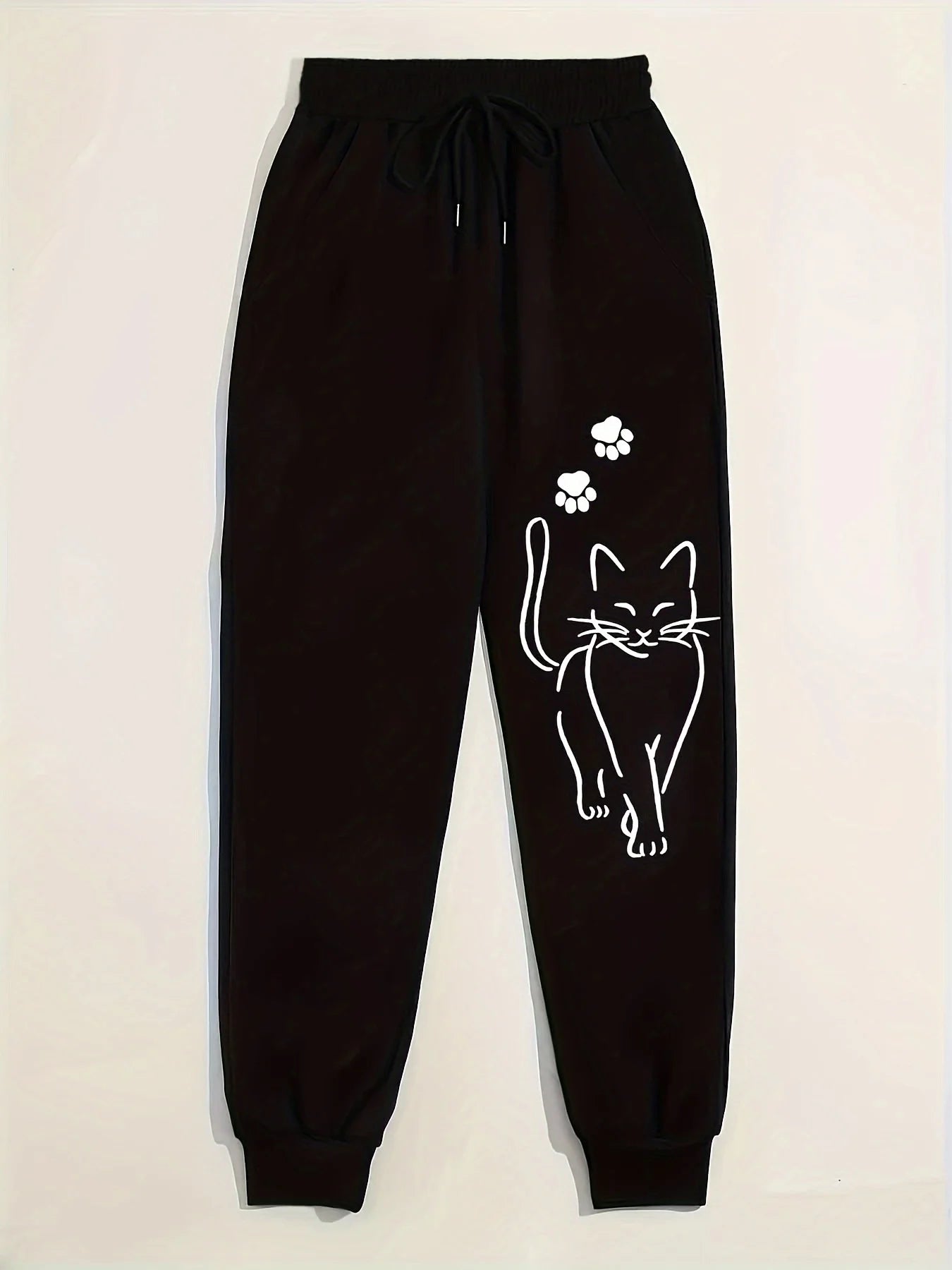 Elegant Cat Sweatpants