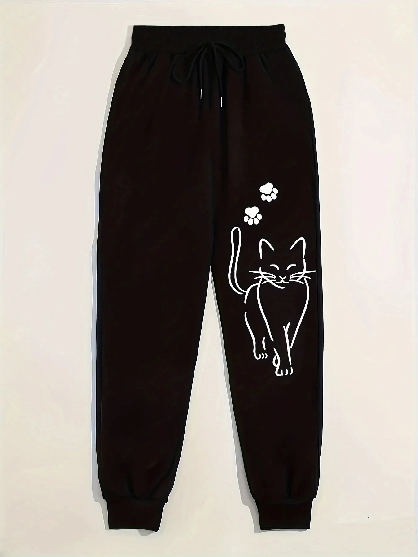 Elegant Cat Sweatpants
