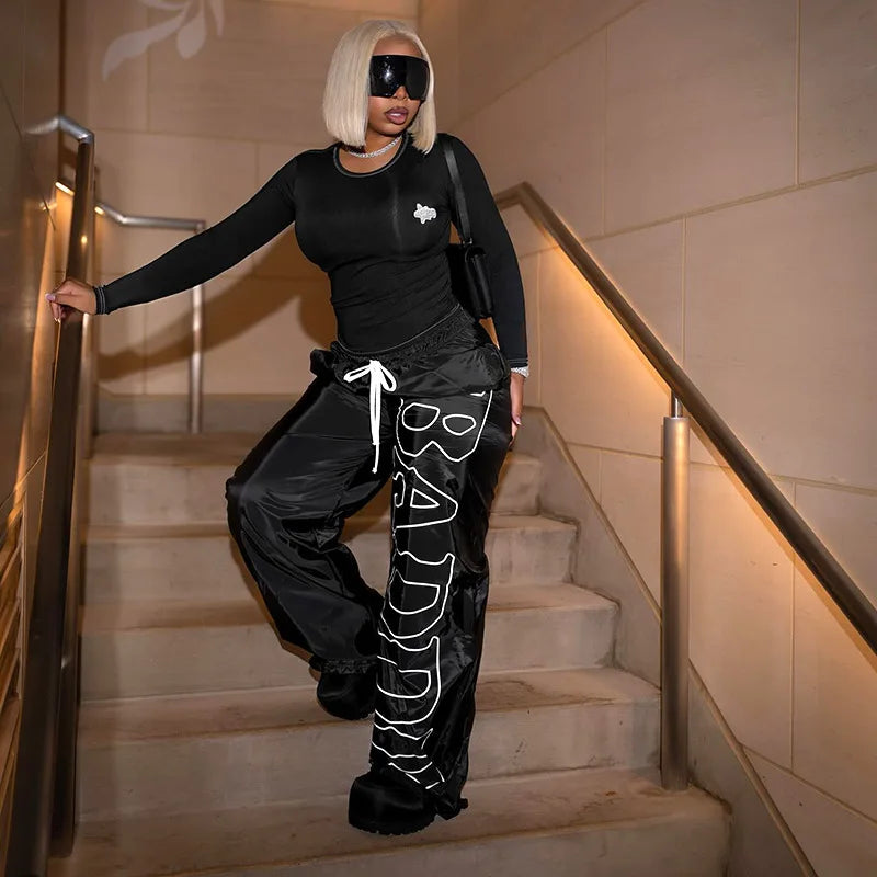 Women's oversized "Baddie" Quick-drying Sweatpants