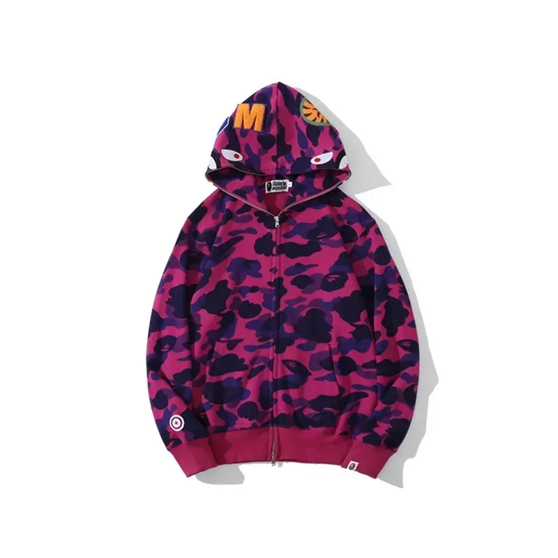 Multi-Colored Camo Hoodies