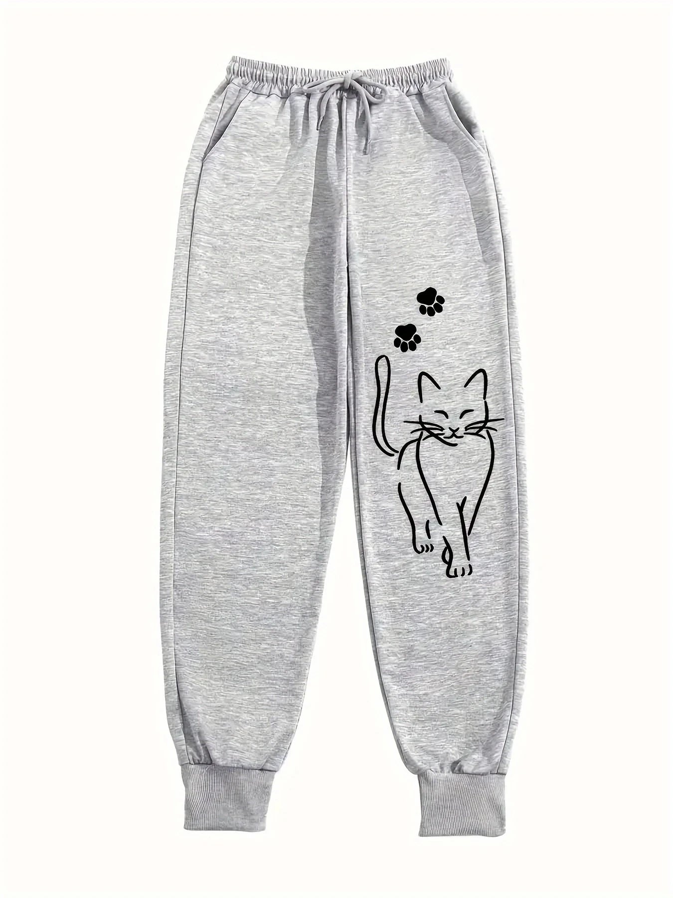 Elegant Cat Sweatpants