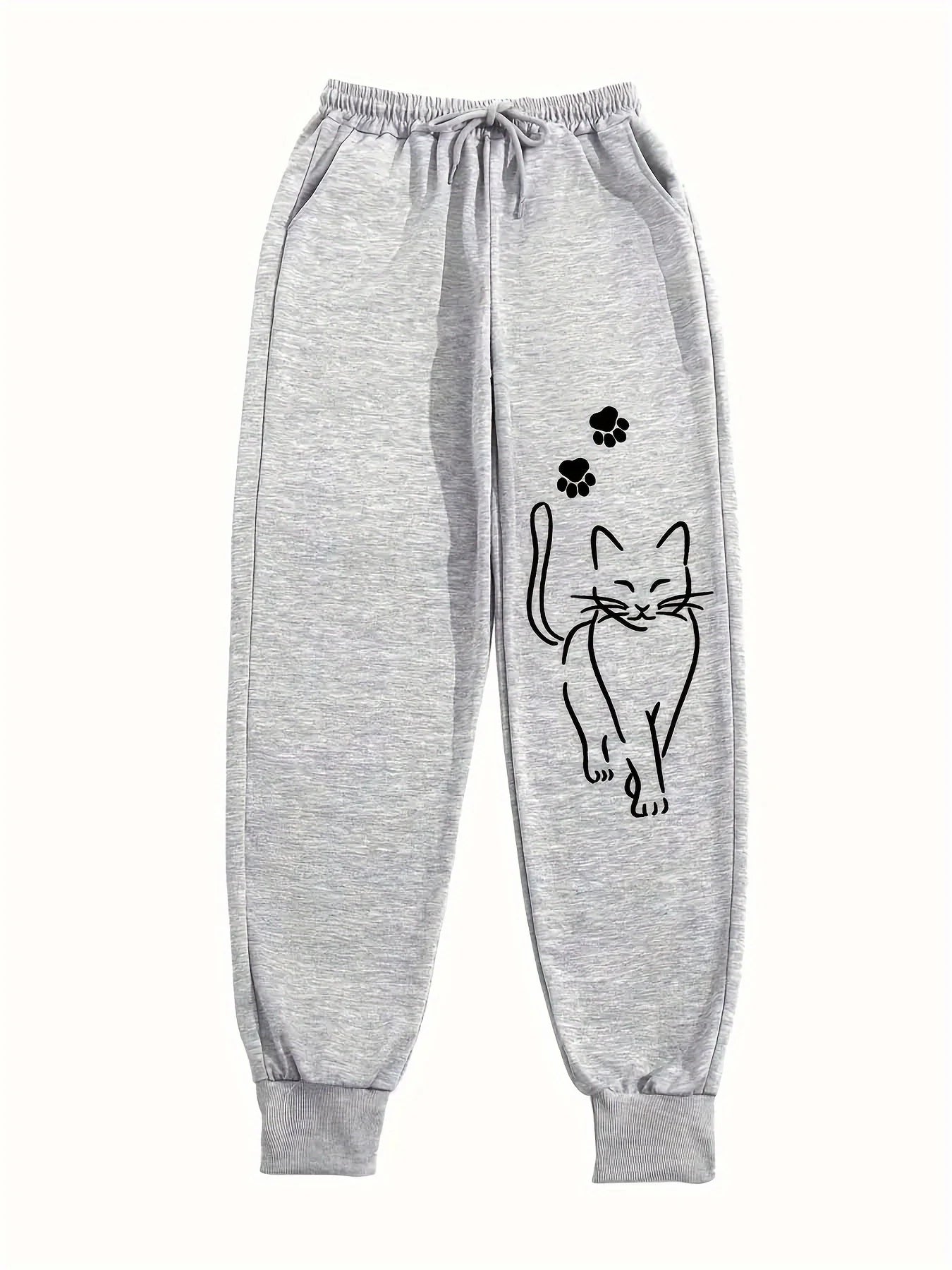 Elegant Cat Sweatpants