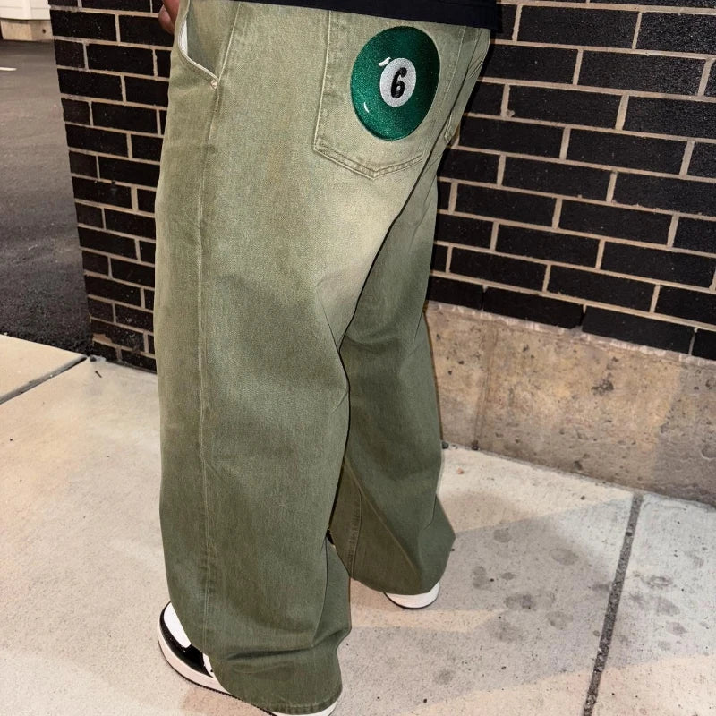 Y2K Baggy Clover Denim Jeans