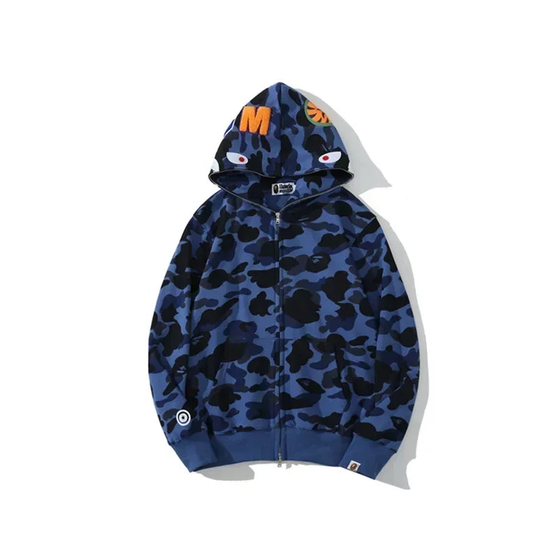 Multi-Colored Camo Hoodies