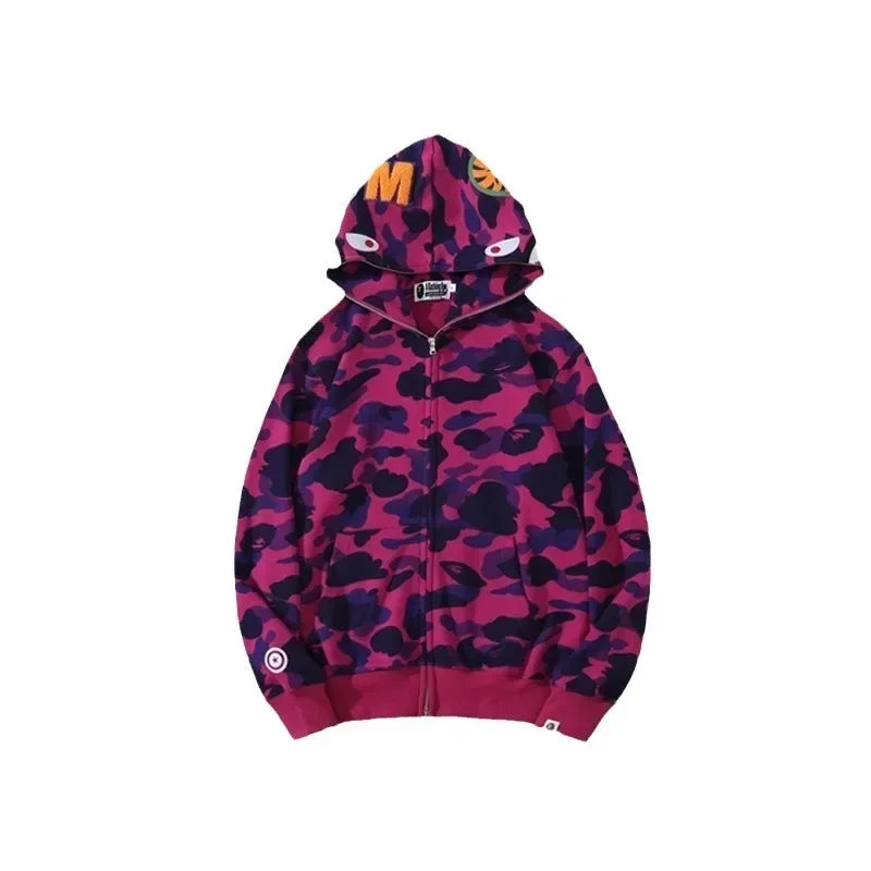 Multi-Colored Camo Hoodies