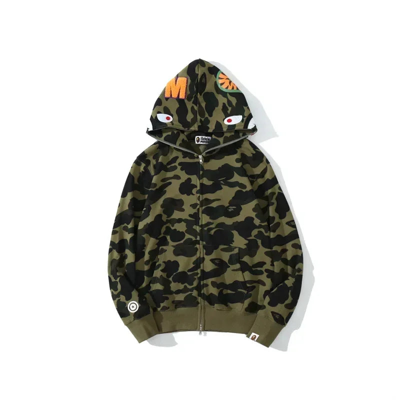 Multi-Colored Camo Hoodies