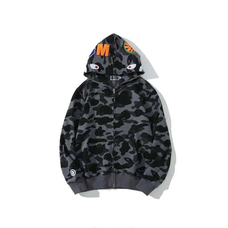 Multi-Colored Camo Hoodies
