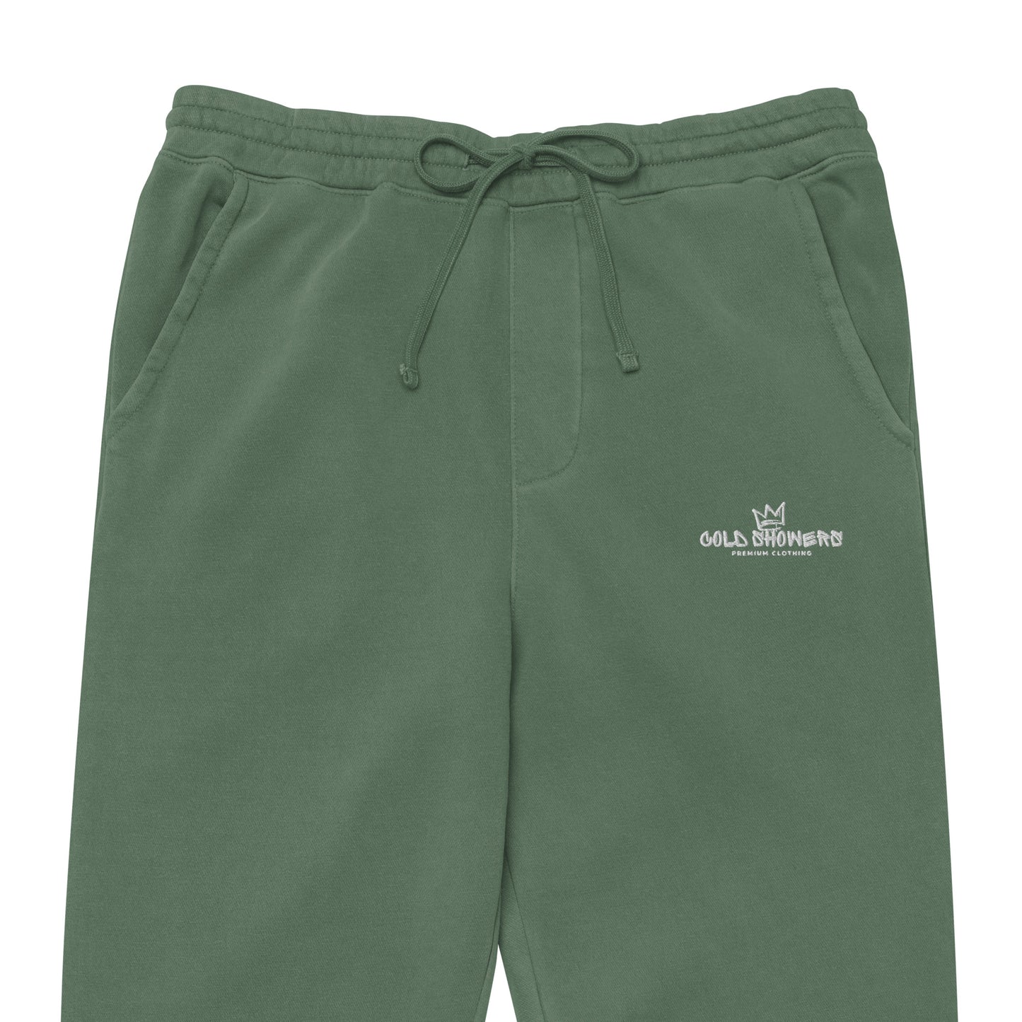 https://shopcoldshowers.com › products › cold-showers-premium-unisex-sweatpants-in-alpine-green