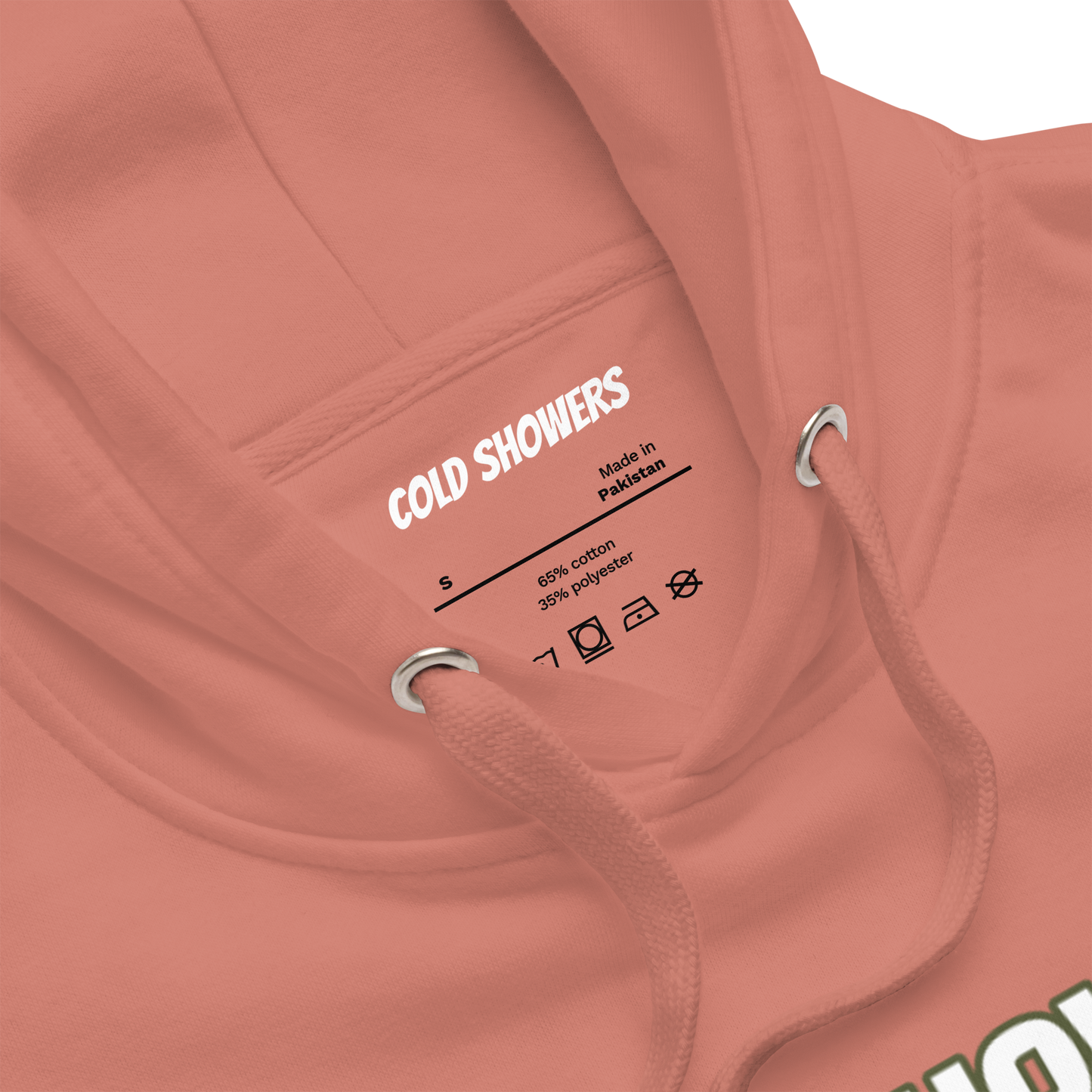 Original "Cold Showers" Hoodie in Champagne Rose