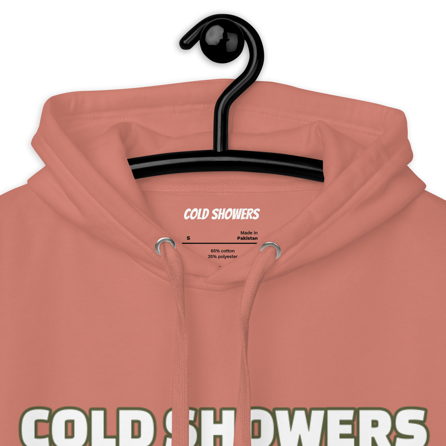 Original "Cold Showers" Hoodie in Champagne Rose