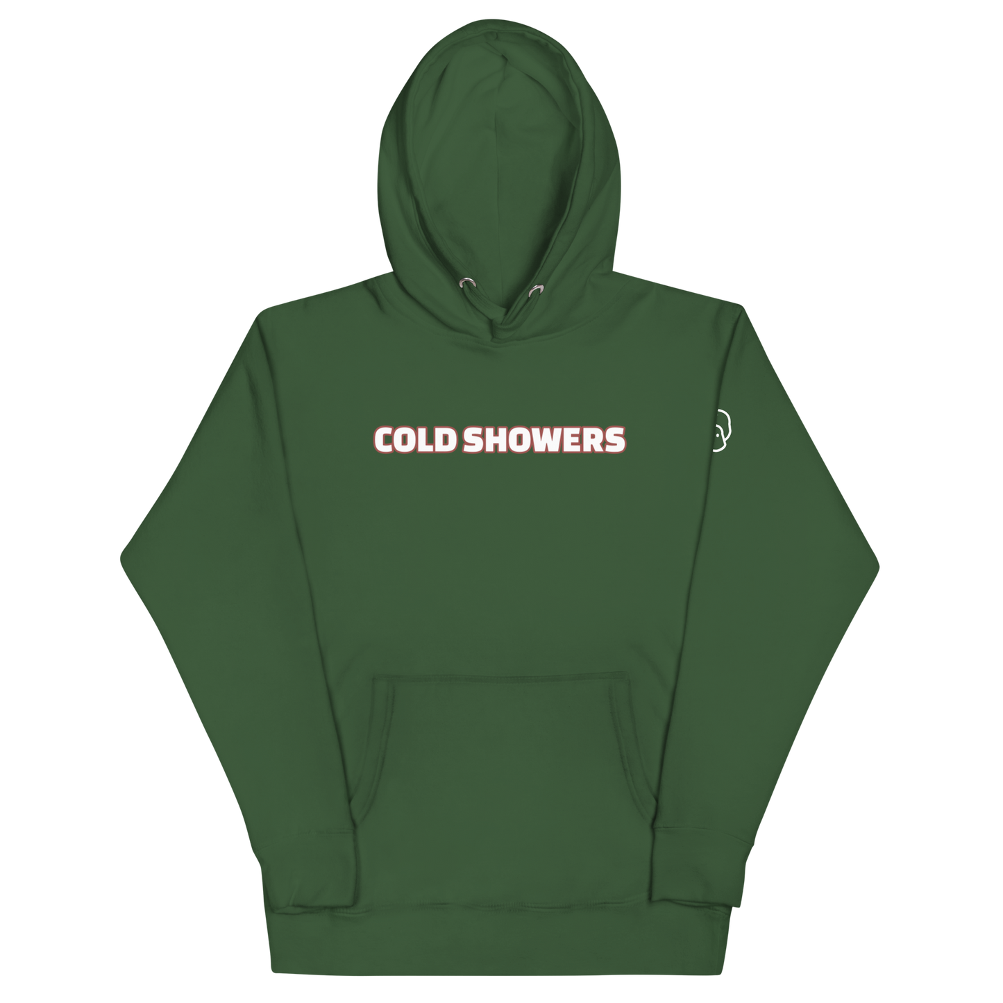 Original "Cold Showers" Hoodie in Green