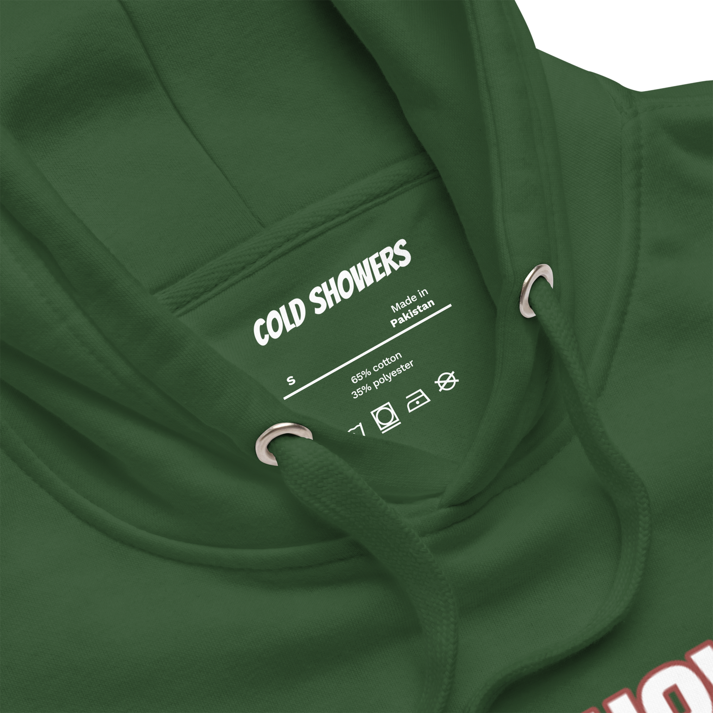 Original "Cold Showers" Hoodie in Green