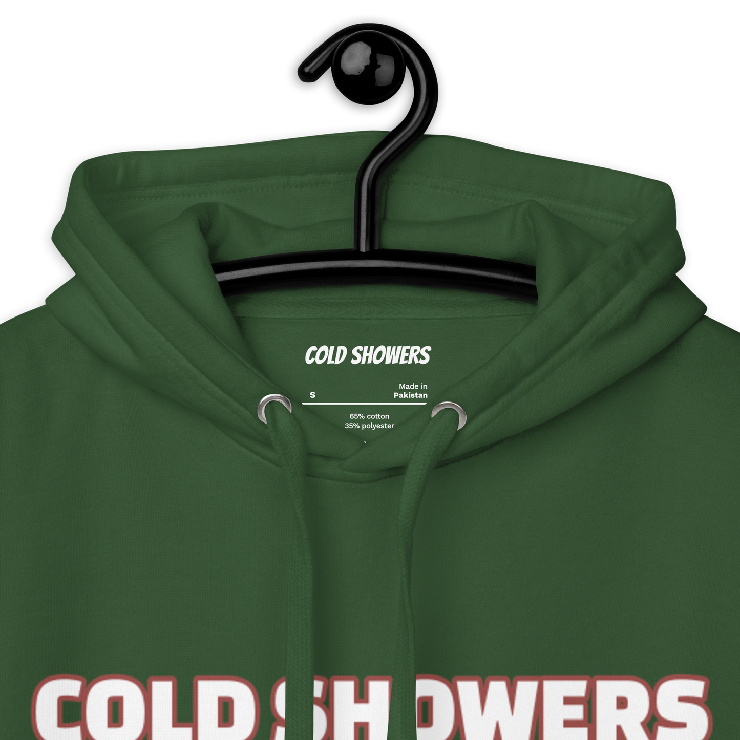 Original "Cold Showers" Hoodie in Green