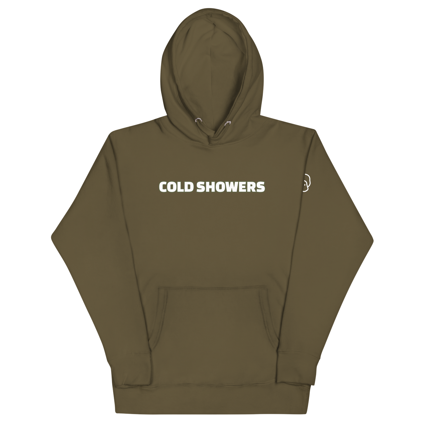 Original "Cold Showers" Hoodie in Olive