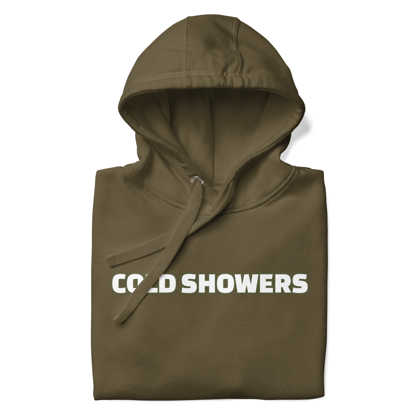 Original "Cold Showers" Hoodie in Olive