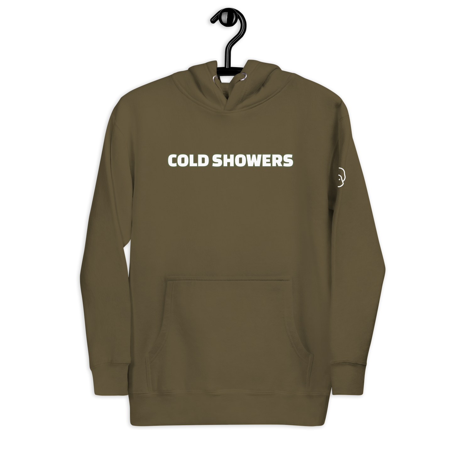 Original "Cold Showers" Hoodie in Olive