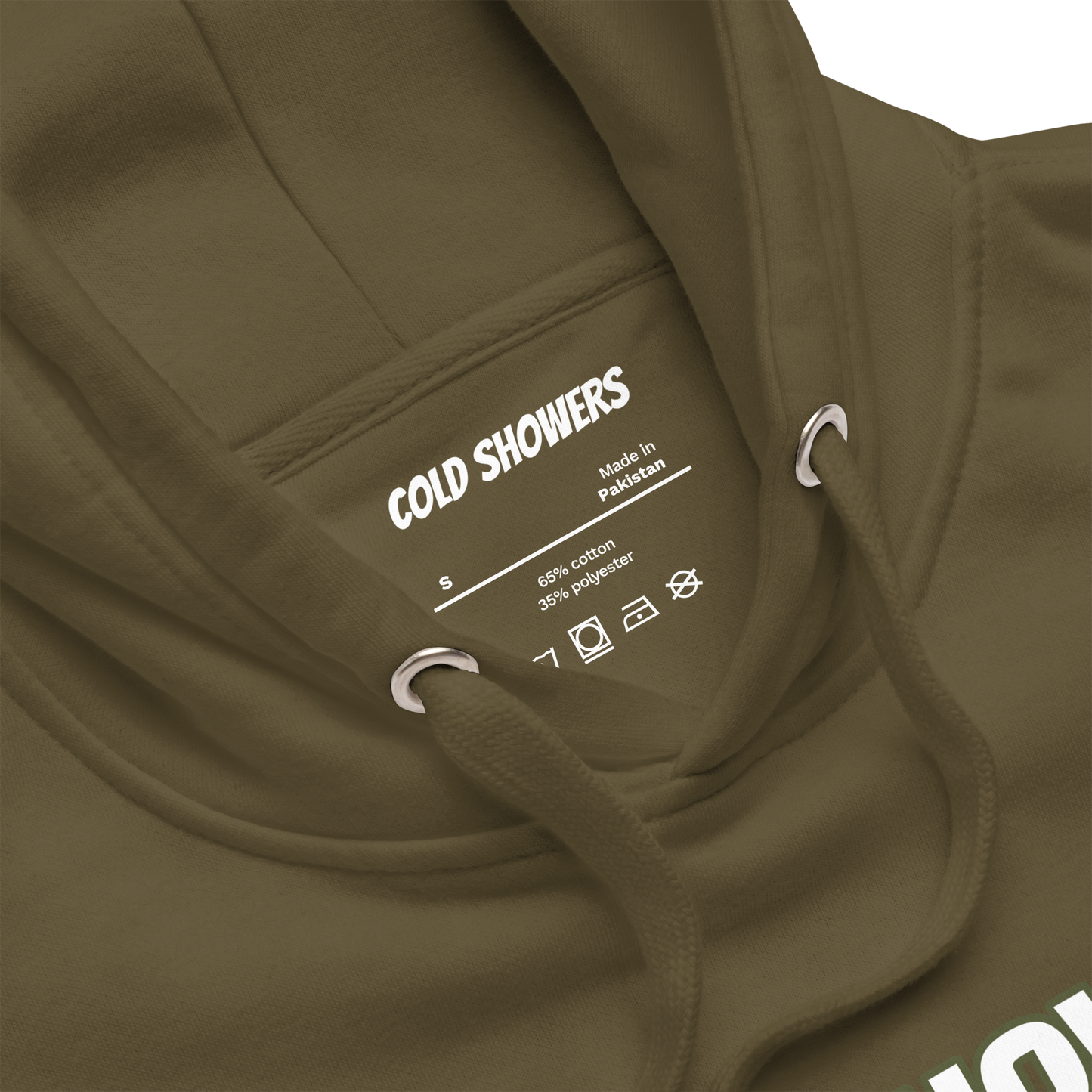 Original "Cold Showers" Hoodie in Olive