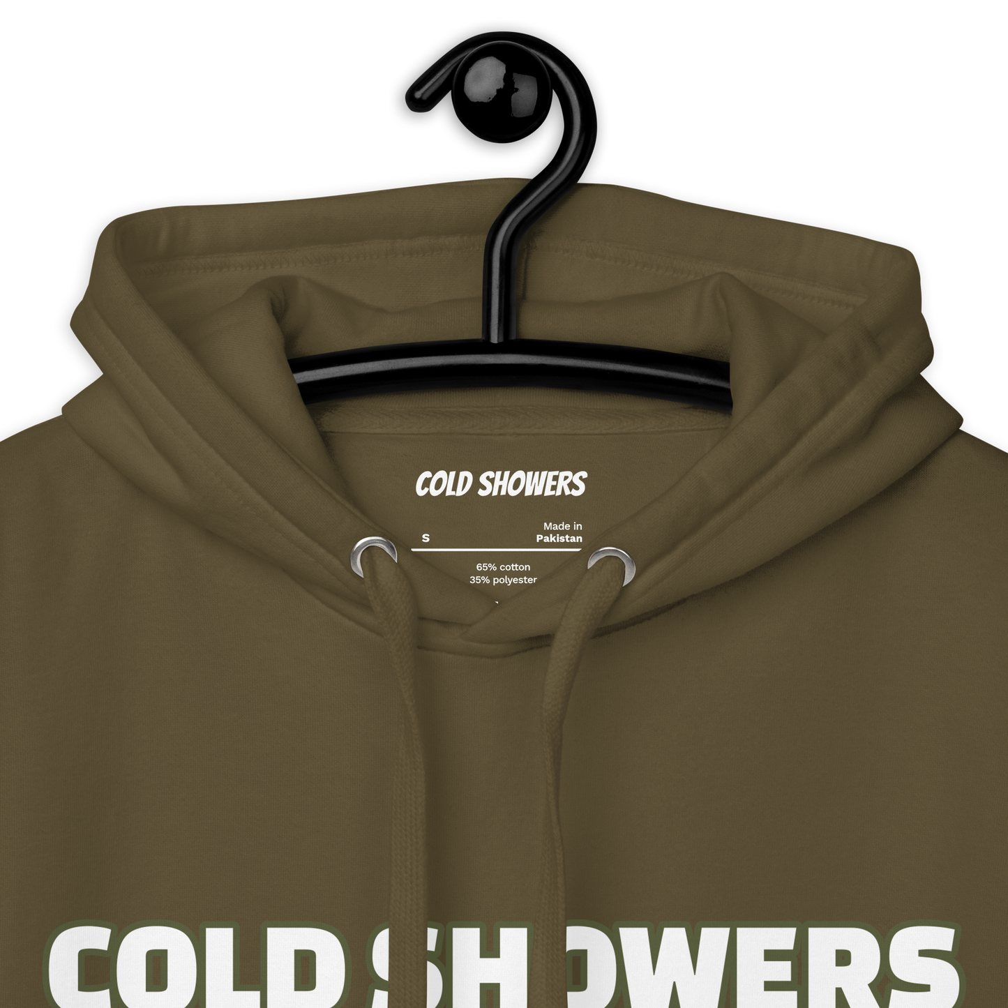 Original "Cold Showers" Hoodie in Olive