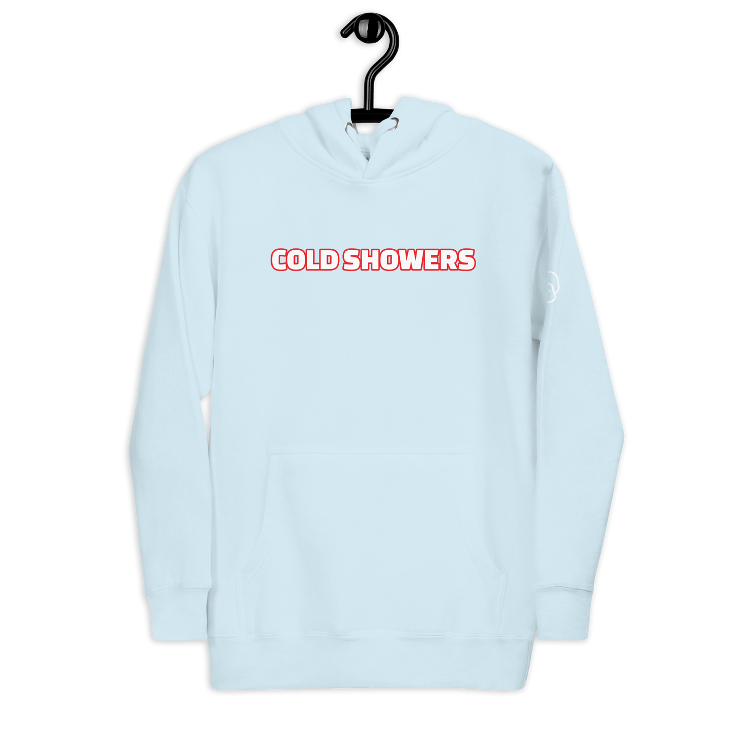 Original "Cold Showers" Hoodie in Baby Blue