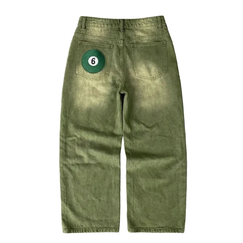 Y2K Baggy Clover Denim Jeans