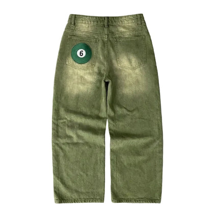 Y2K Baggy Clover Denim Jeans