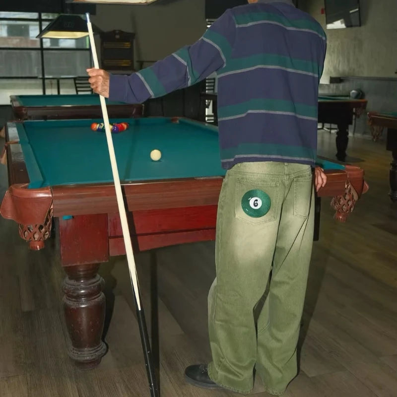 Y2K Baggy Clover Denim Jeans