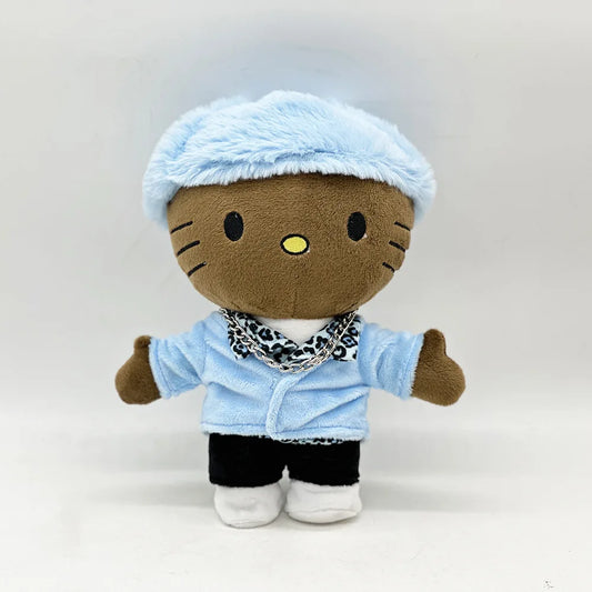 Tyler The Creator Blue Hat Hello Kitty Plush Doll