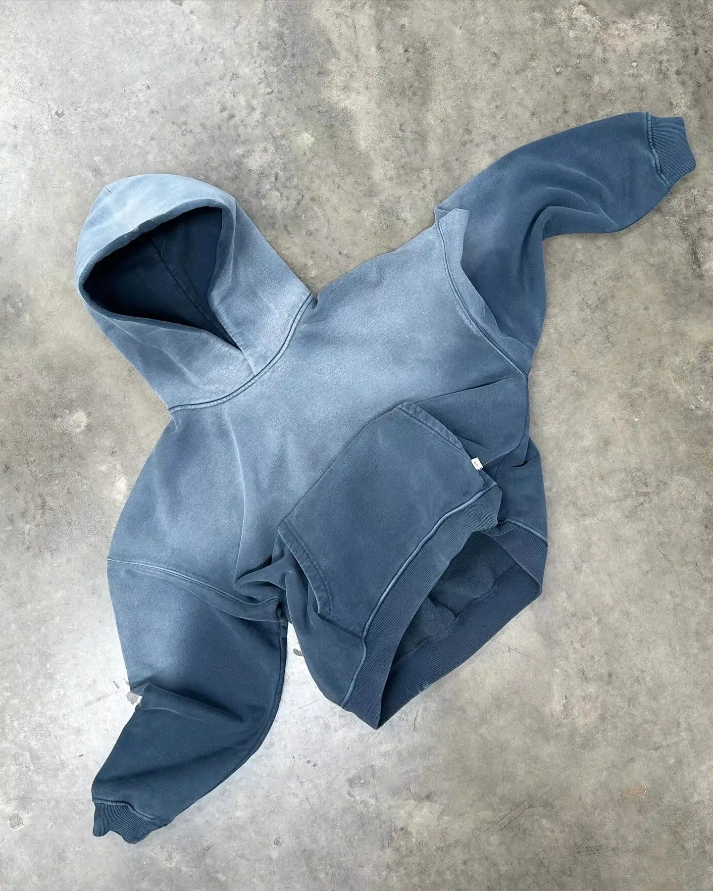 Blue Tie Dye Hoodie