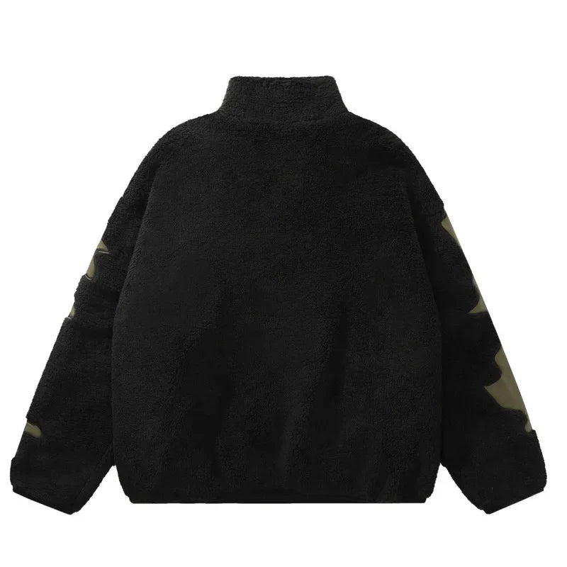 Vintage Military Patchwork Jacket