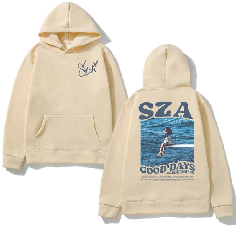 Multi-Colored SZA Graphic Hoodies