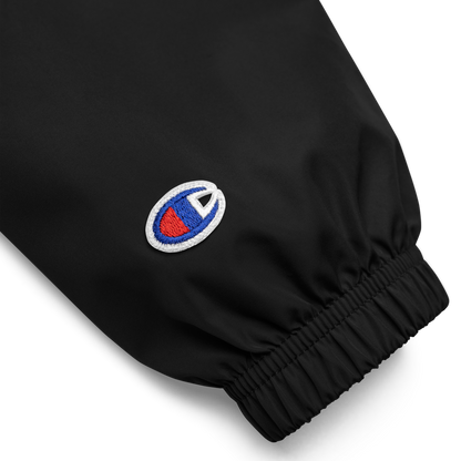 https://shopcoldshowers.com › products › black-embroidered-champion-packable-jacket